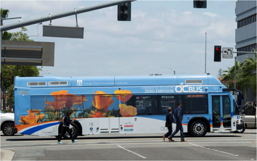 Orange County Transit FCEB, powered by Ballard