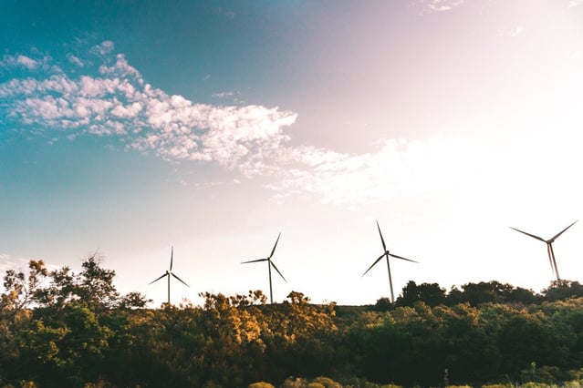 Windfarm green hydrogen infrastructure