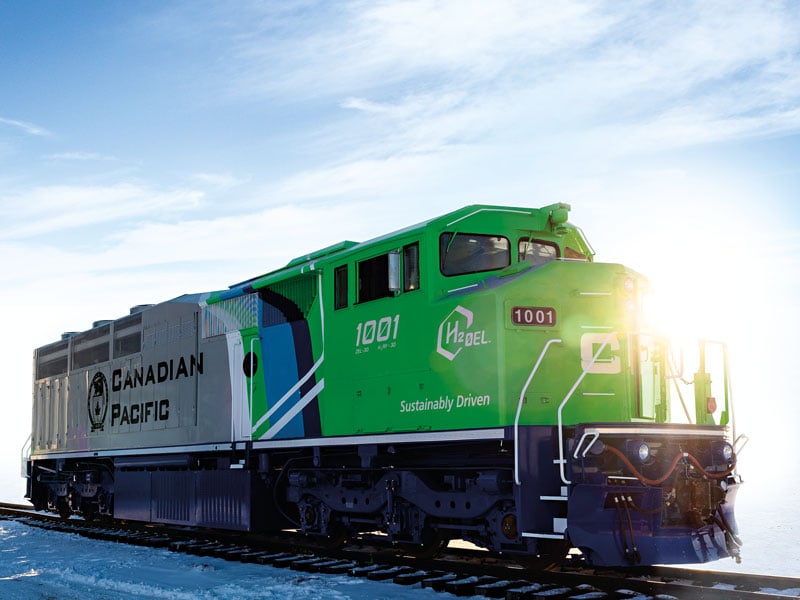 CP rail H2 locomotive