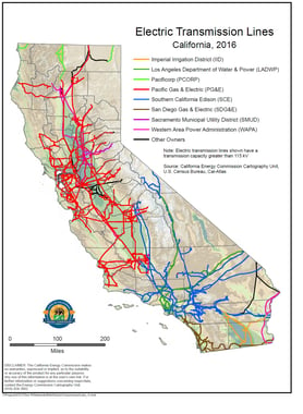 California transmission lines