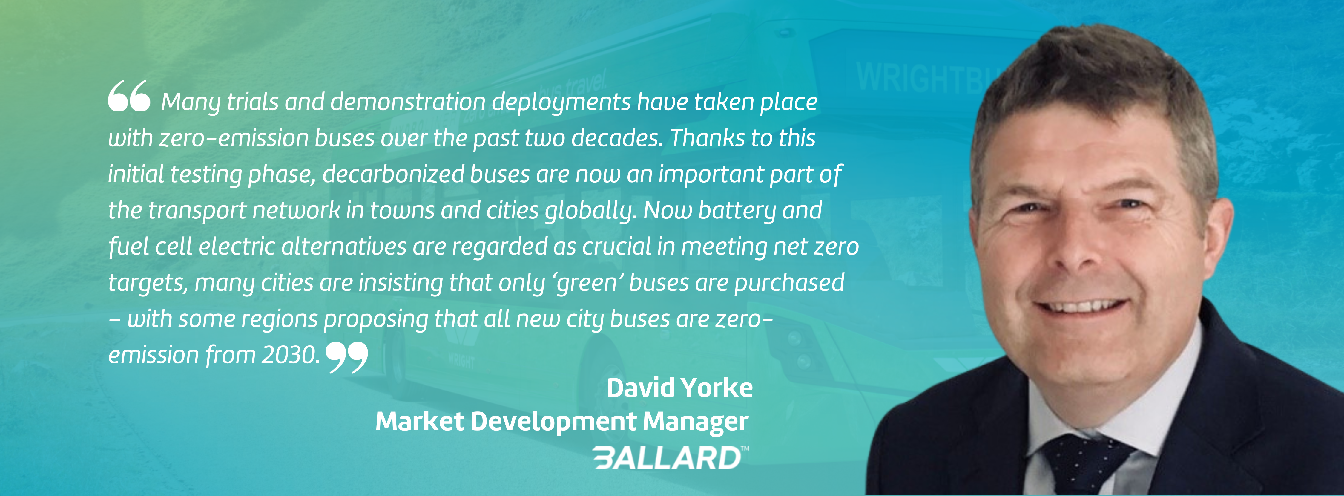 David Yorke on Fuel cell buses