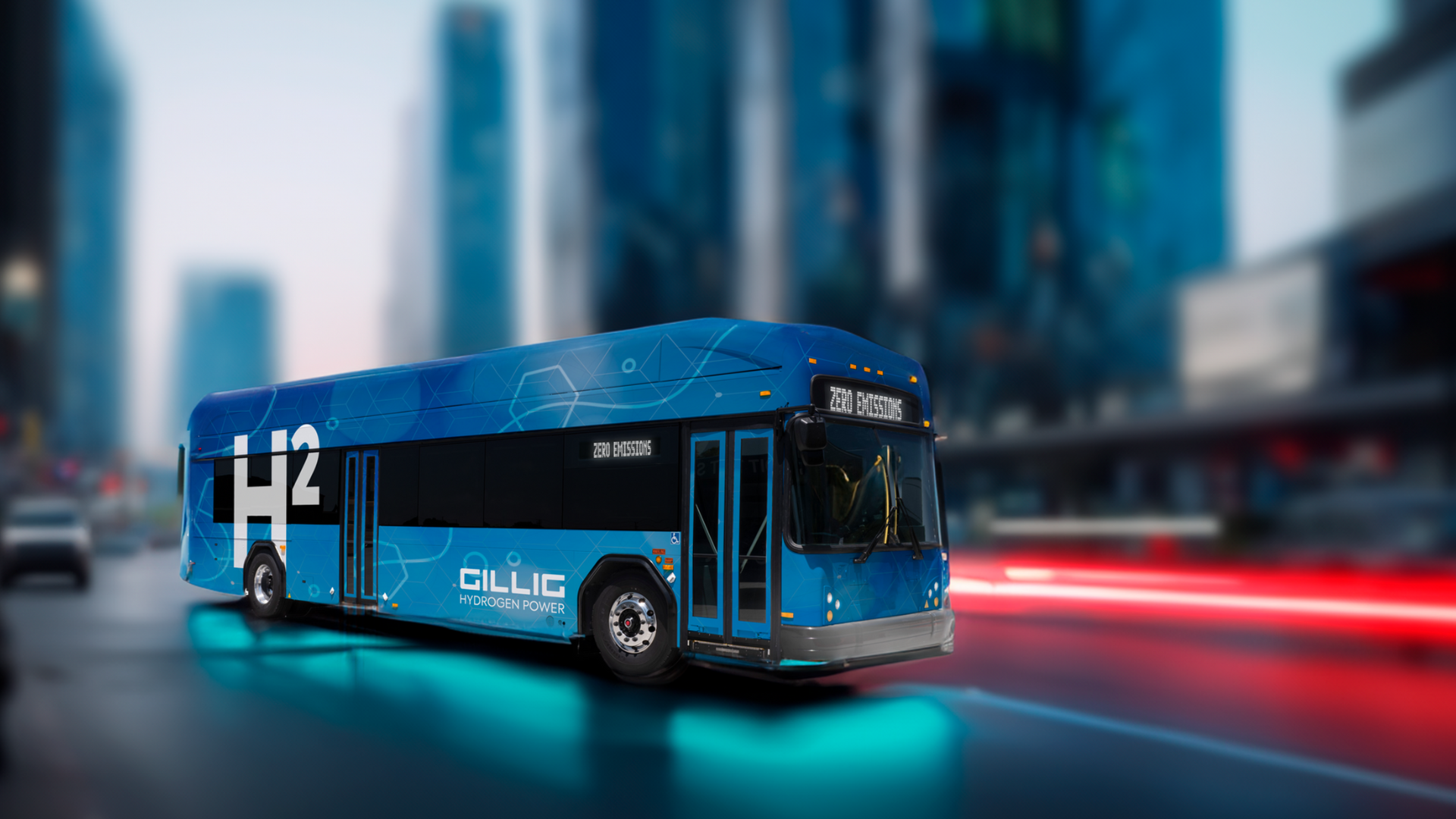 Gillig's hydrogen fuel cell bus, powered by Ballard