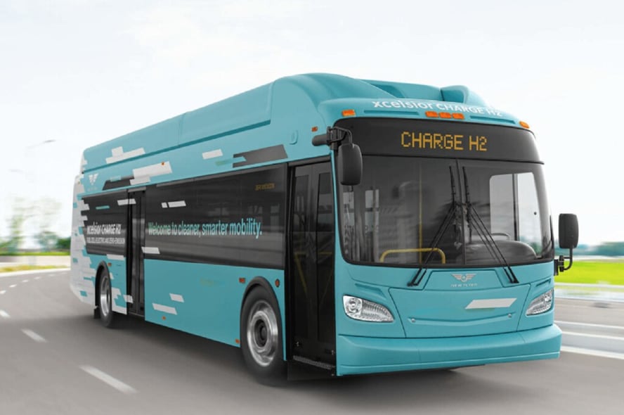 New Flyer Xcelsior Charge fuel cell bus