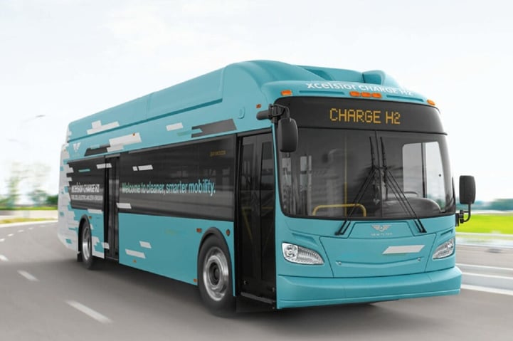 New Flyer Xcelsior Charge fuel cell bus