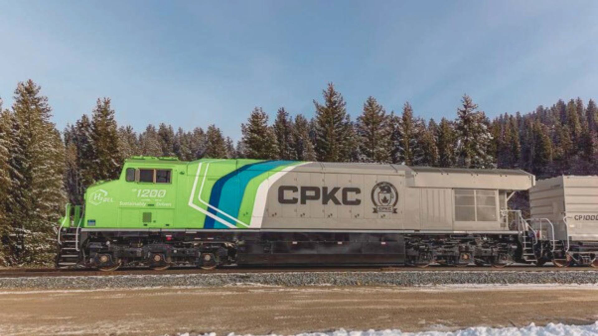 CPKC zero-emission locomotive