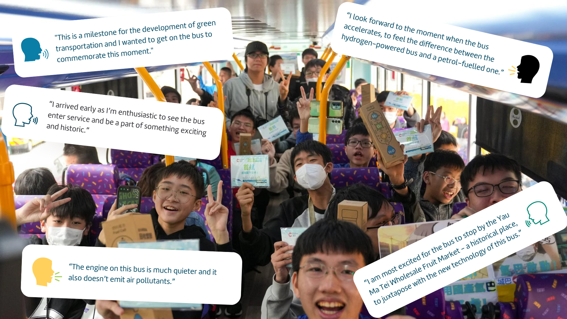 Wisdom passengers with quotes from event