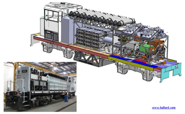 shunting locomotive technical drawing