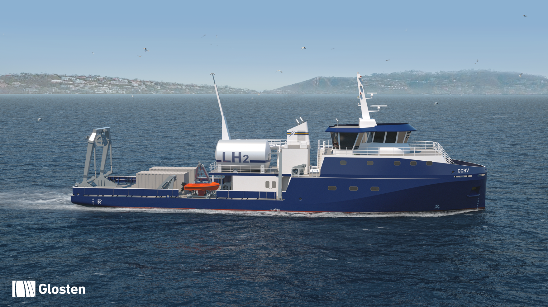 Glosten hybrid research vessel